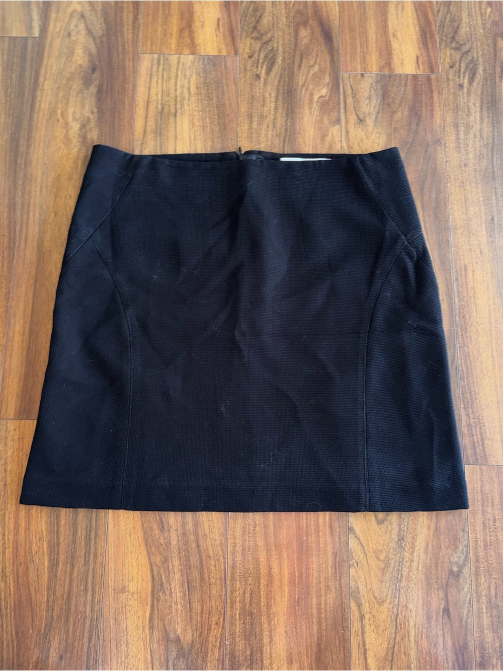 Studio M Black Mini Skirt with Subtle Seaming